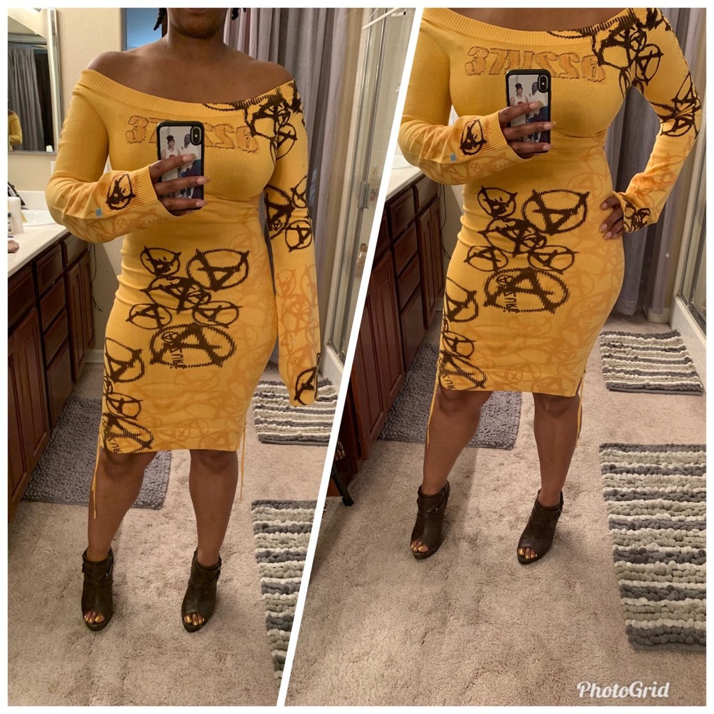 Azzure Sexy Sweater Dress - Picture 3 of 4
